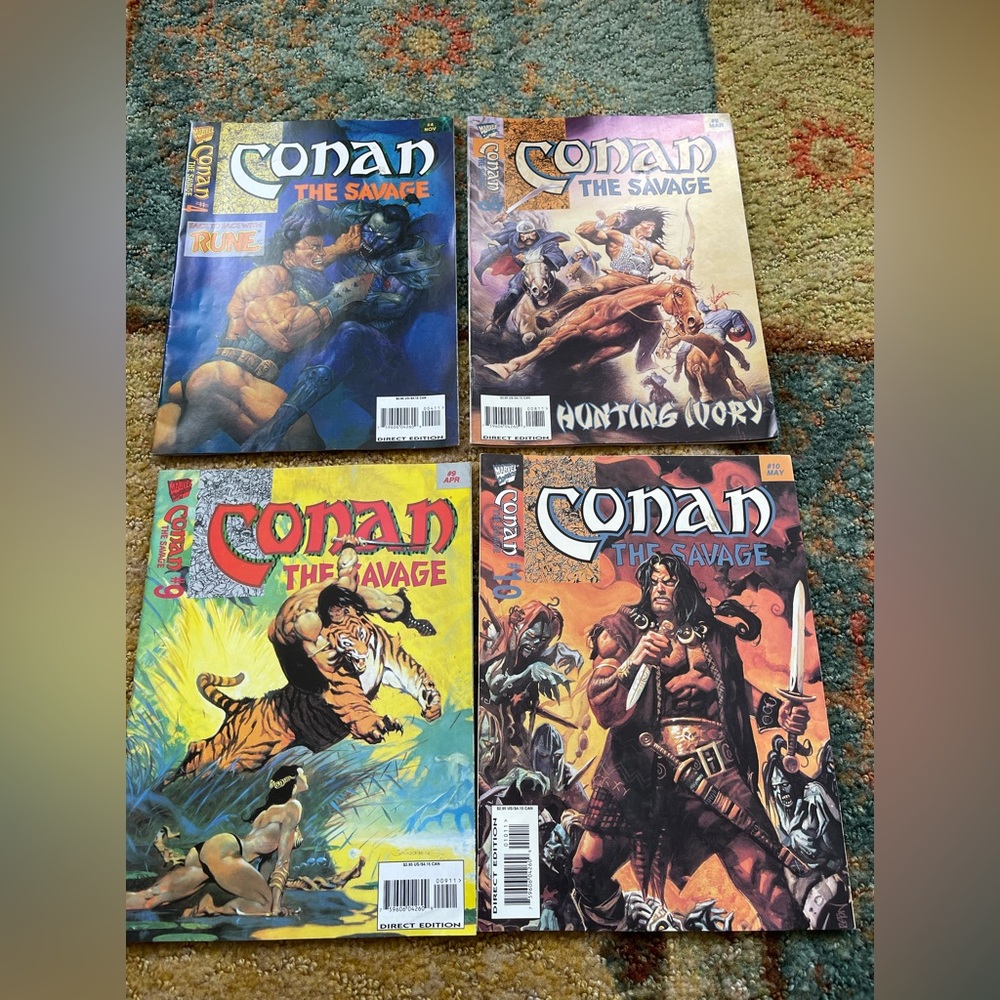 Conan comic books in excellent condition